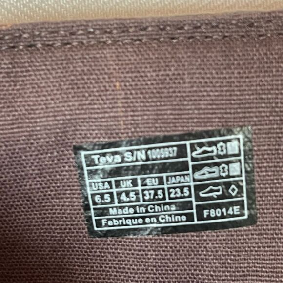 Teva De La Vina leather canvas knee high trail walking comfort boot  Size 6.5 - Picture 11 of 11